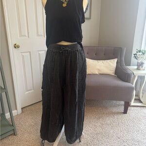 Urban Outfitters Charcoal Textured Pants